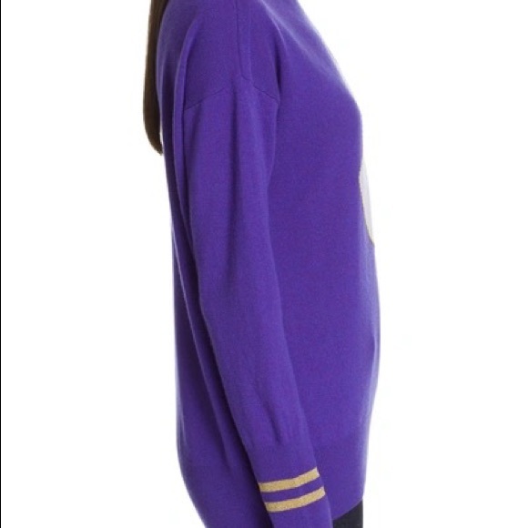 MONCLER
Embroidered Cashmere Sweater In Bright Purple - Picture 4 of 8